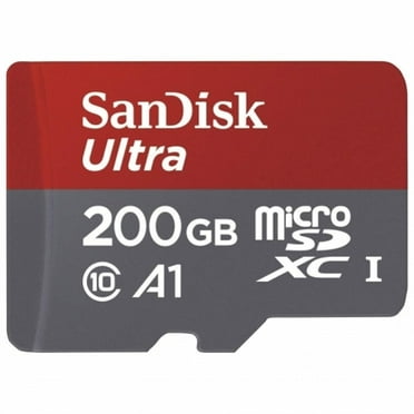 UHS-1 A1 Class 10 Certified 100MB/s Professional Ultra SanDisk 200GB verified for Samsung Galaxy S9+ MicroSDXC card with CUSTOM Hi-Speed Lossless Format Includes Standard SD Adapter. 
